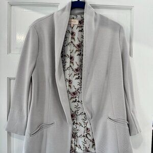 Hannah Modal Scuba Blazer Size S | Stretch Knit Jacket | Structured Comfortable
